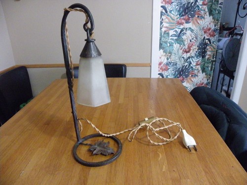 Lampe ancienne metal avec - ancienne,