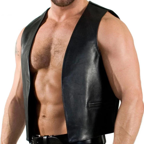 Gilet real hide - hide, en