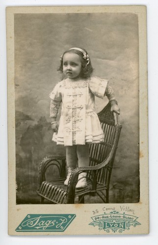Cdv photo sage lyon - photo, petite