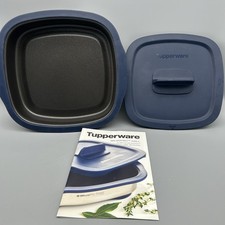 Tupperware MicroPro Grill Micro Pro Series Microwave Grilling Base & Lid Cooking