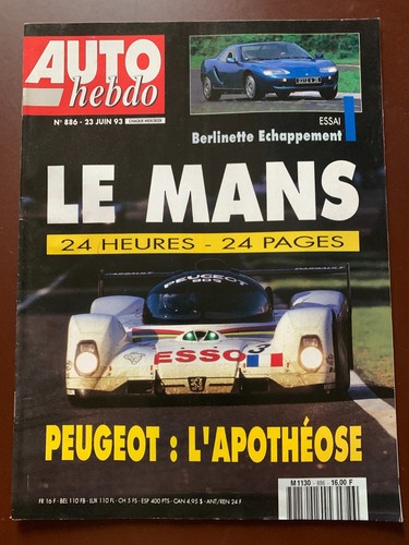 Auto hebdo 886 du - auto,