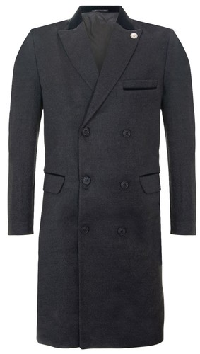 Manteau long gris - manteau,