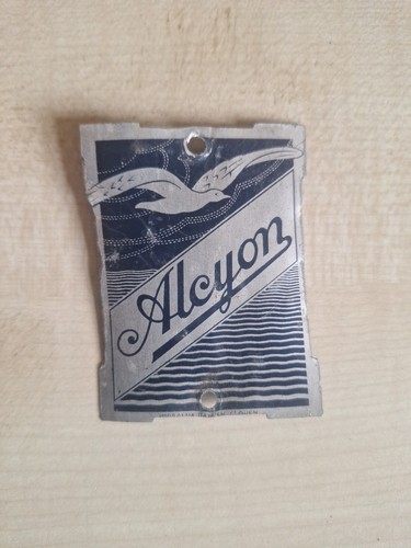 Plaque vélo ancienne - de,