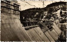 Old postcard AK GENISSIAT dam facing downstream seen from the right bank (485781)