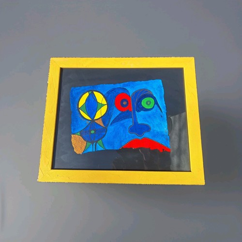 Peinture huile abstraite - huile,