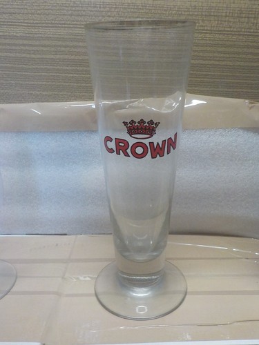 Verre biere flute crown - verre,