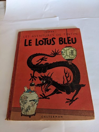 Tintin lotus bleu - lotus,