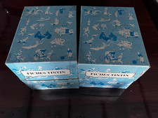 2 ATLAS 1456 TINTIN CARDS BOXES WITHOUT DOUBLES MOULINSART 1991 CASTERMAN