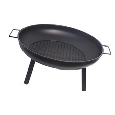 Foyer à bois avec pare-étincelles pour barbecue de plage en plein air