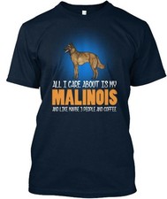 Love With My Belgian Malinois Dog Premium T-Shirt Made in the USA Size S to 5XL