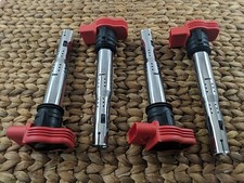 Ignition Coil Set of 4 Compat. W/ Audi A4 A6 Q7 R8 S4 S5 TT VW Passat Golf GTI