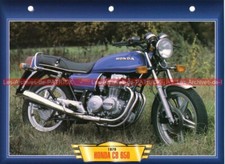HONDA CB 650 Four CB650 1979 (1979-1983) : Fiche Moto #000945