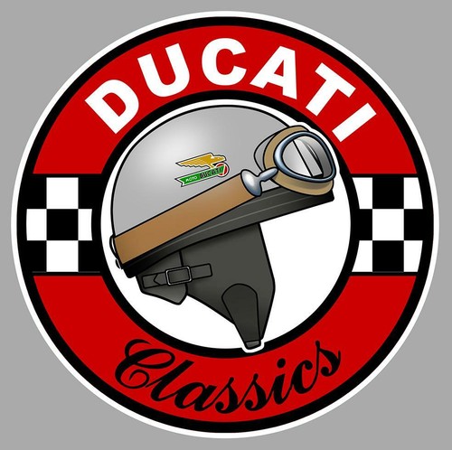 Ducati classics sticker vinyle - ducati,