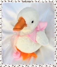 Doudou Peluche Canard Blanc