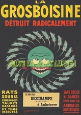 La Grosboisine - raticide - rat souris -Deschamp à  Aubeterre 10 - A3 plastifiée