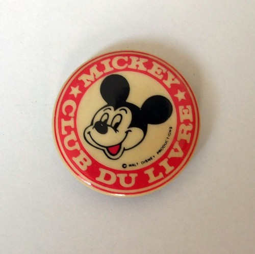 Badge mickey club livre - badge, du