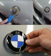 BMW 82mm capot avant de voiture emblème insigne capot Logo Genune