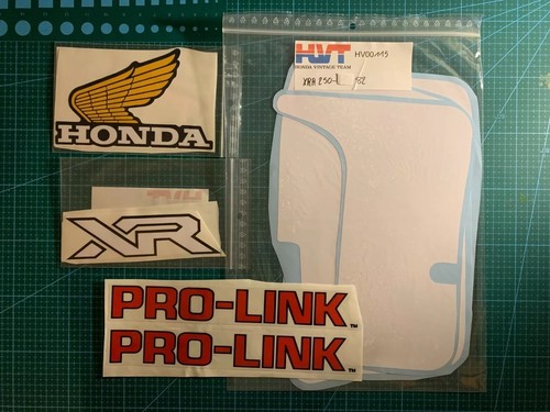Honda 250 1982 stickers - r,