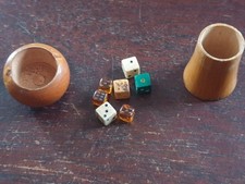 ANTIQUE BONE AND GLASS ADVERTISING COFFEE SET EARLY XXth 421 MINIATURE 