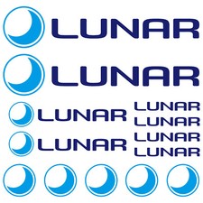Lunar autocollant sticker