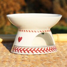 Villeroy & Boch Porcelain Small Glass Candle Teal Stove