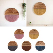 Tenture murale en macramé, tapisserie à pampilles faite à la main,