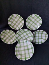 Lot of 6 pasta plates - hollow decorations tea towels - tablecloths - tiles