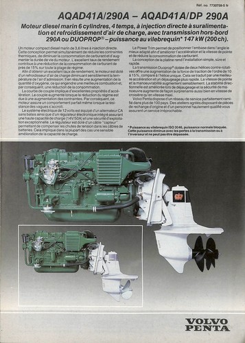 Volvo penta moteur marin - volvo, /