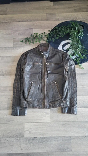 Veste blouson cuir skipper - cuir,