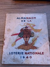 Rare Almanach de la Loterie