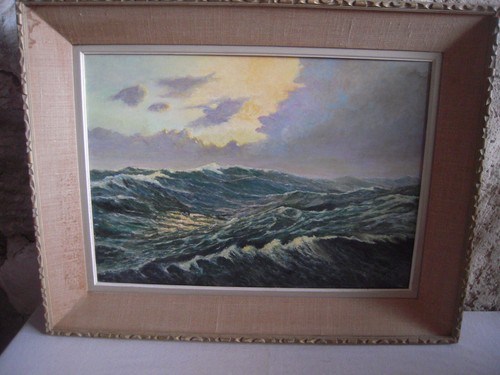 Huile sur panneau - , xx
