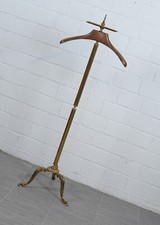 Serviteur muet en laiton porte vêtements robe garçon majordome garde-robe 131 cm