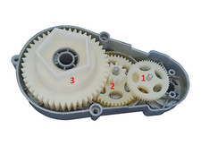 Nylon Compatible Replacement Gears for Peg Perego Ranger 538 12V
