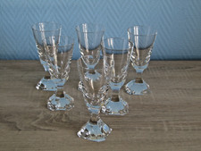 6 Villeroy and Boch Crystal White Wine Glasses Cocktail Club Model