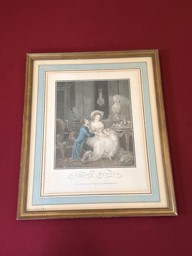 Cadre gravure estampe - gravure,