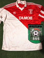 As Monaco 1991-1992 FOOTBALL ADIDAS XL Jersey Vintage 90 Jersey Jersey