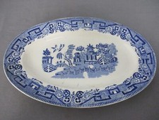 Fish Bone Plate Dish Vintage Marked NImy Mouzin Lecat Lezmons Porcelain France P