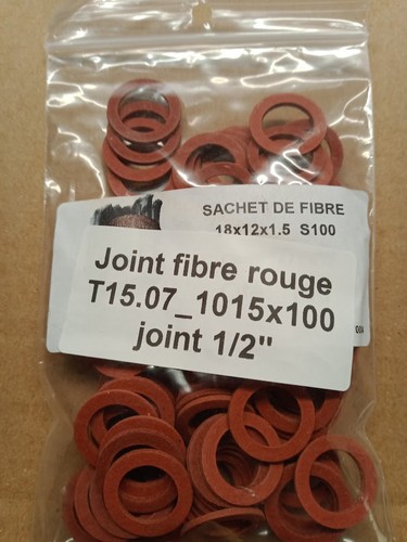 100 joints fibre - , rouge