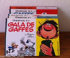 Gaston Lagaffe  Tome 1 à 5  Format à L'italienne  Réedition  TBE