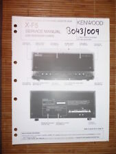 Manuel de Service Kenwood X-F5