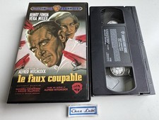 Le Faux Coupable (Alfred Hitchcock) - Cassette VHS - FR - 1956 - Warner Bros