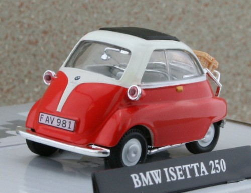 Bmw isetta 250 red white - isetta,