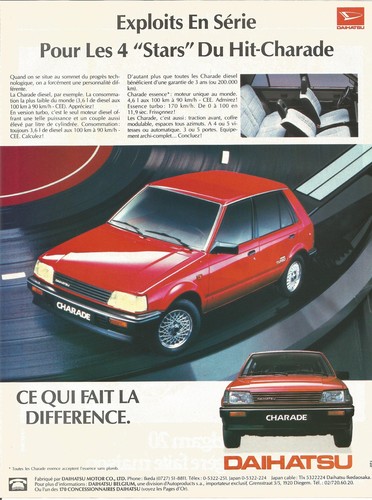 Publicite pub daihatsu - publicite, charade
