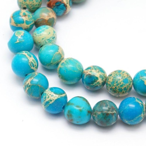 Lot perles jaspe - lot, de