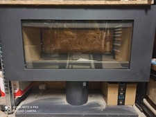 A VENDRE   POELE à BOIS    DIK-GEURTS  Double Faces - 2 Portes Vitrées sur Pied