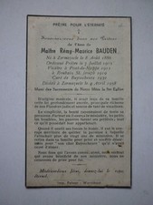 image mortuaire prêtre Bauden