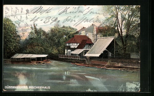 Carte postale düsseldorf - carte, vue
