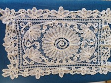 Antique Bruges Lace Rectangular Placemat
