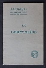 Catalog 1924 LA CHRYSALIDE LEFRANC paint color varnish paint catalog
