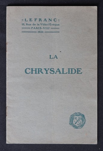 Catalog 1924 chrysalide - la,